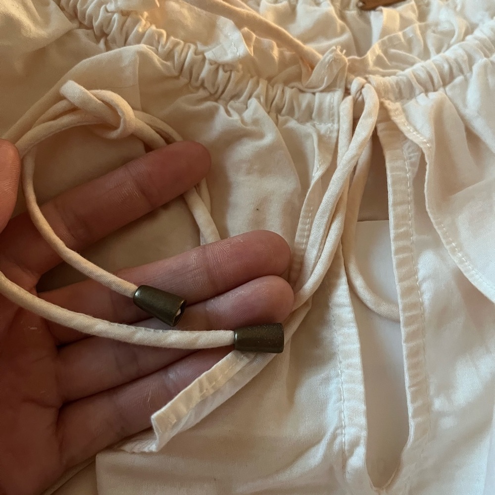 Free People Ruffle Neck Top - NEW! - Picture 3 of 5